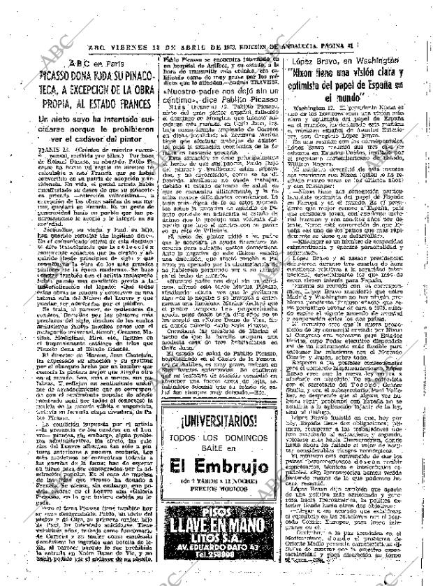 ABC SEVILLA 13-04-1973 página 41