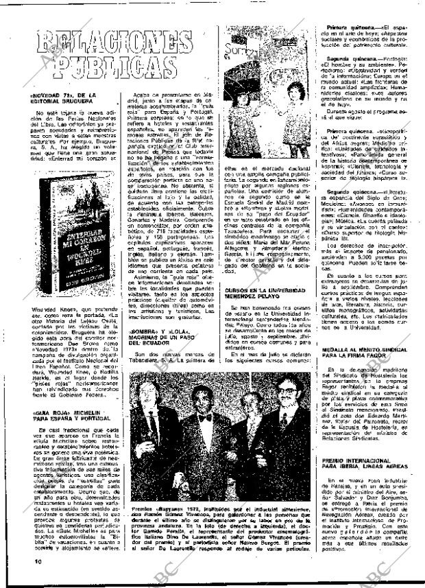 BLANCO Y NEGRO MADRID 14-04-1973 página 10