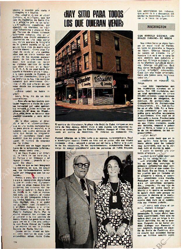 BLANCO Y NEGRO MADRID 14-04-1973 página 16