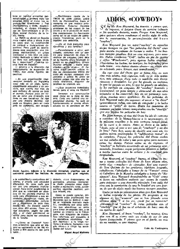 BLANCO Y NEGRO MADRID 14-04-1973 página 74