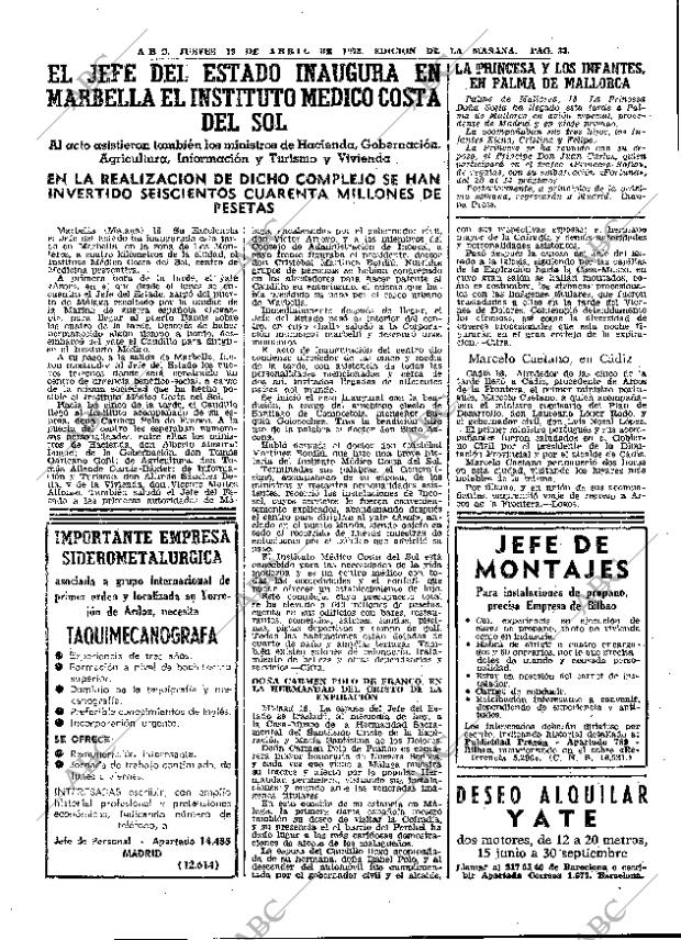 ABC MADRID 19-04-1973 página 33