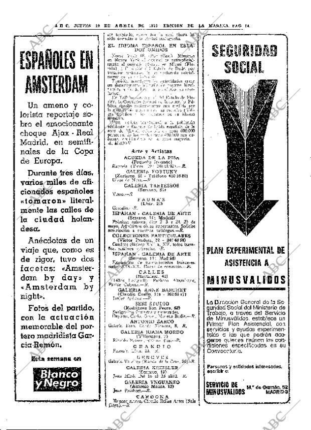 ABC MADRID 19-04-1973 página 44