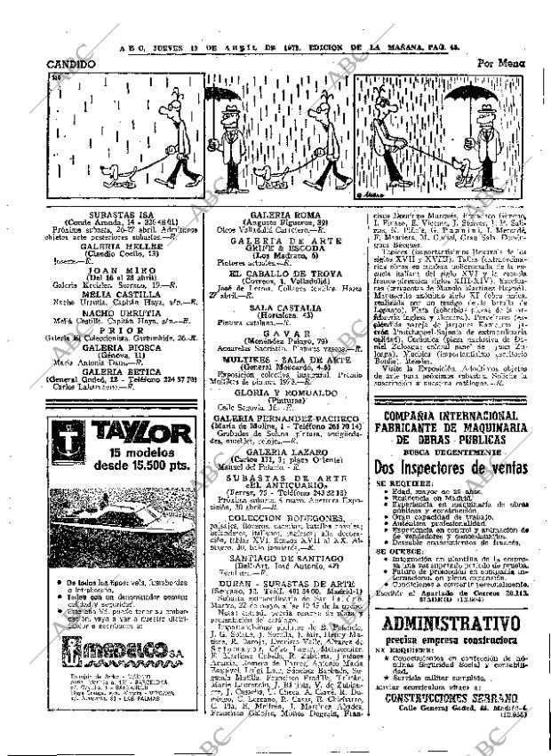 ABC MADRID 19-04-1973 página 45