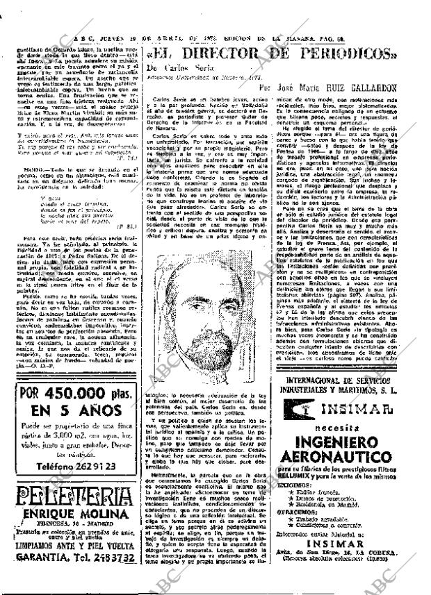 ABC MADRID 19-04-1973 página 50