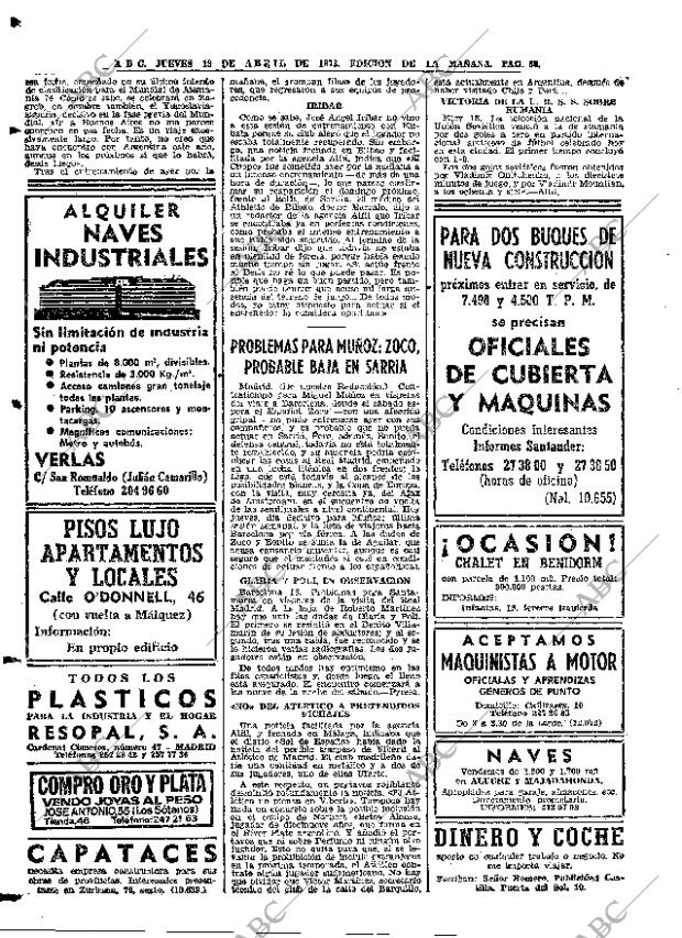 ABC MADRID 19-04-1973 página 60