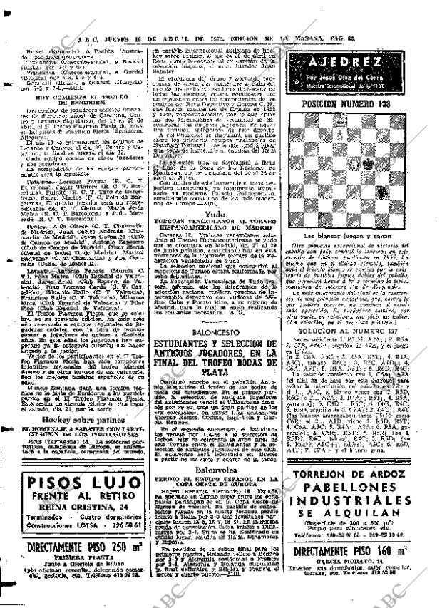 ABC MADRID 19-04-1973 página 62