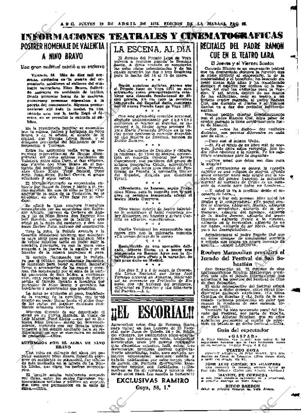 ABC MADRID 19-04-1973 página 65