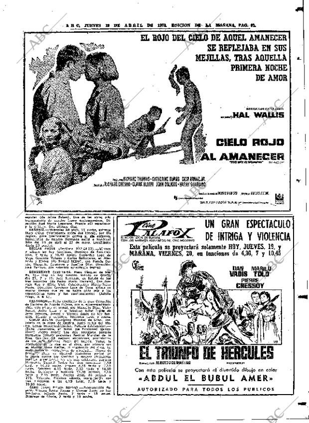 ABC MADRID 19-04-1973 página 67