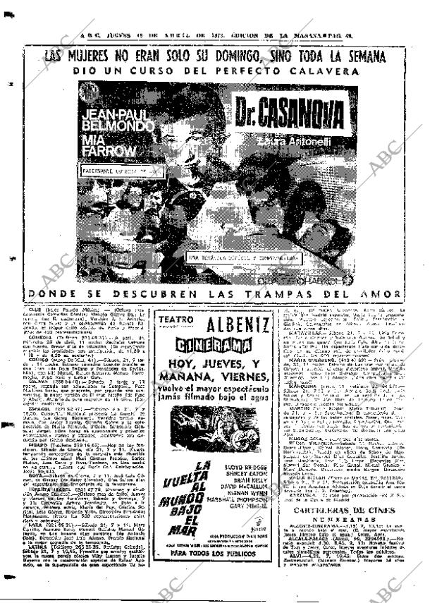 ABC MADRID 19-04-1973 página 68