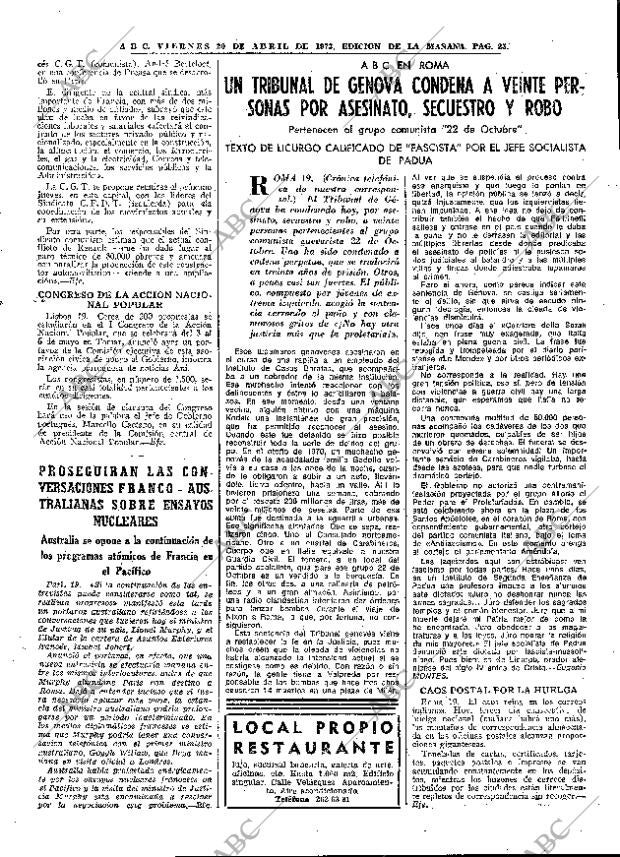 ABC MADRID 20-04-1973 página 25