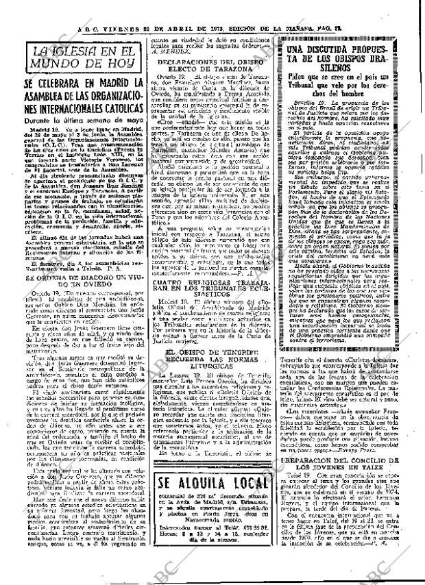 ABC MADRID 20-04-1973 página 27