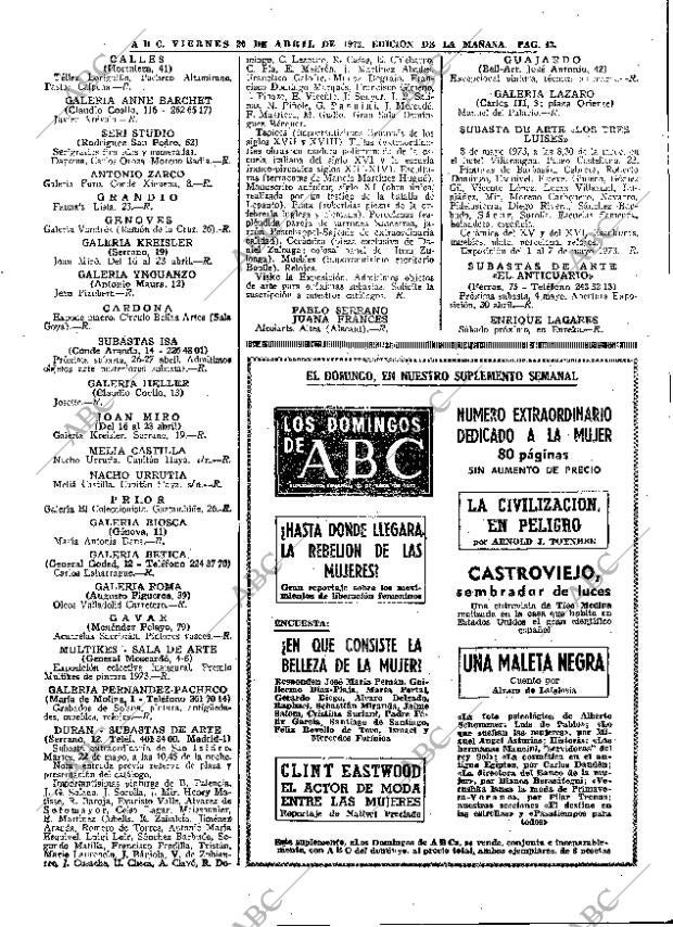 ABC MADRID 20-04-1973 página 43