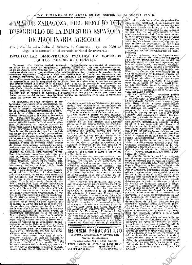 ABC MADRID 20-04-1973 página 46
