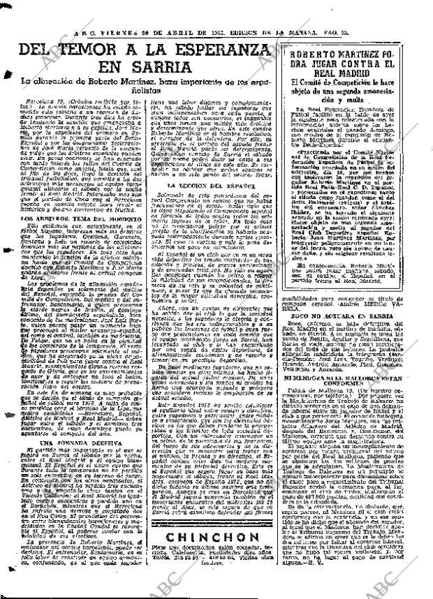 ABC MADRID 20-04-1973 página 52