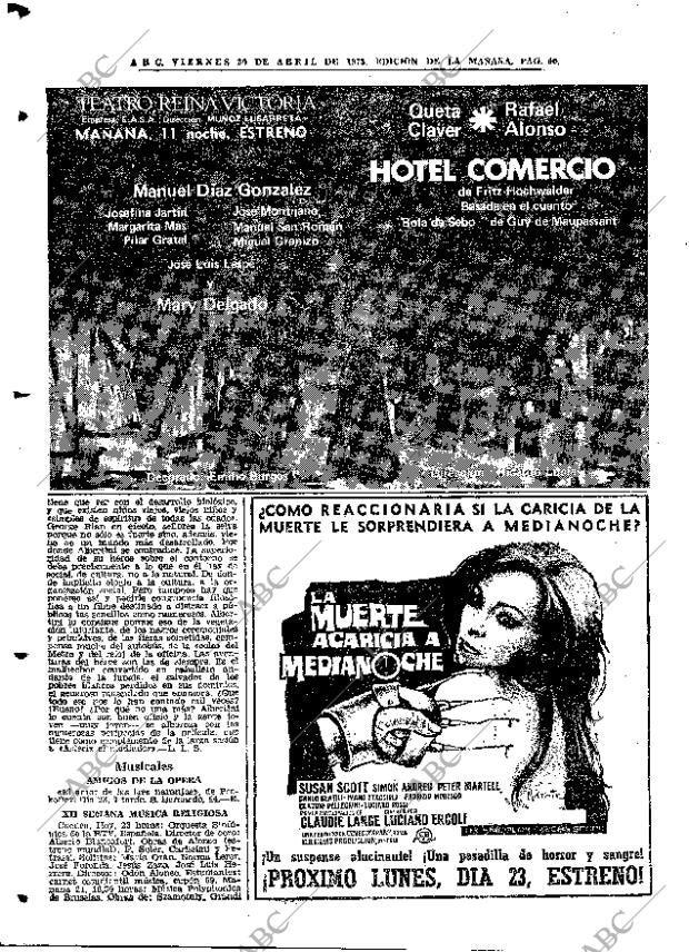 ABC MADRID 20-04-1973 página 60