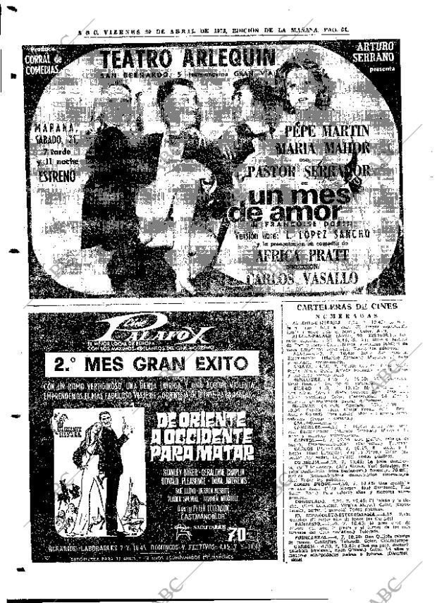 ABC MADRID 20-04-1973 página 64