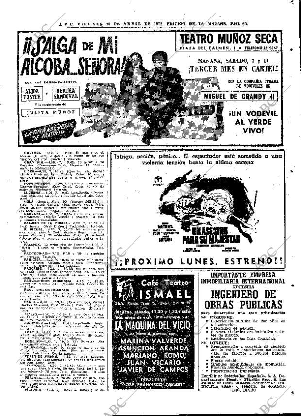 ABC MADRID 20-04-1973 página 65