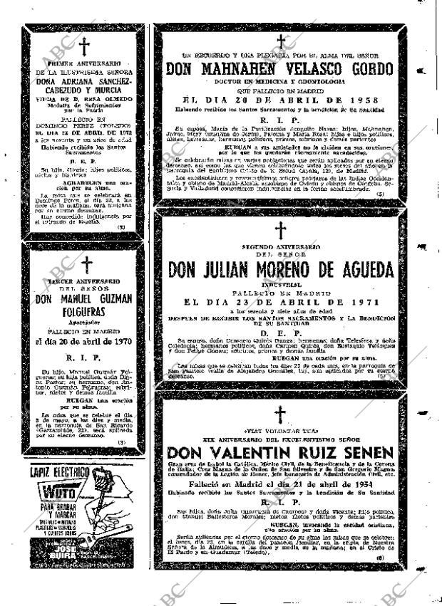 ABC MADRID 20-04-1973 página 77