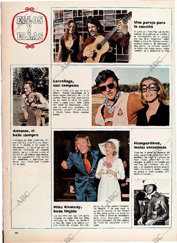 BLANCO Y NEGRO MADRID 21-04-1973 página 32