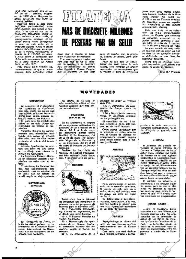 BLANCO Y NEGRO MADRID 21-04-1973 página 6