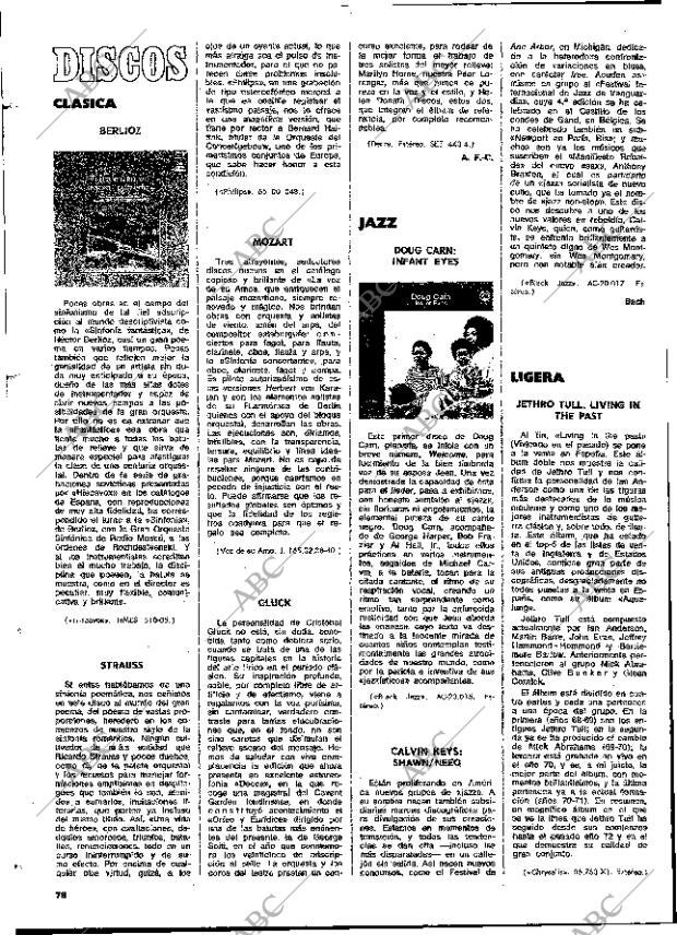 BLANCO Y NEGRO MADRID 21-04-1973 página 78