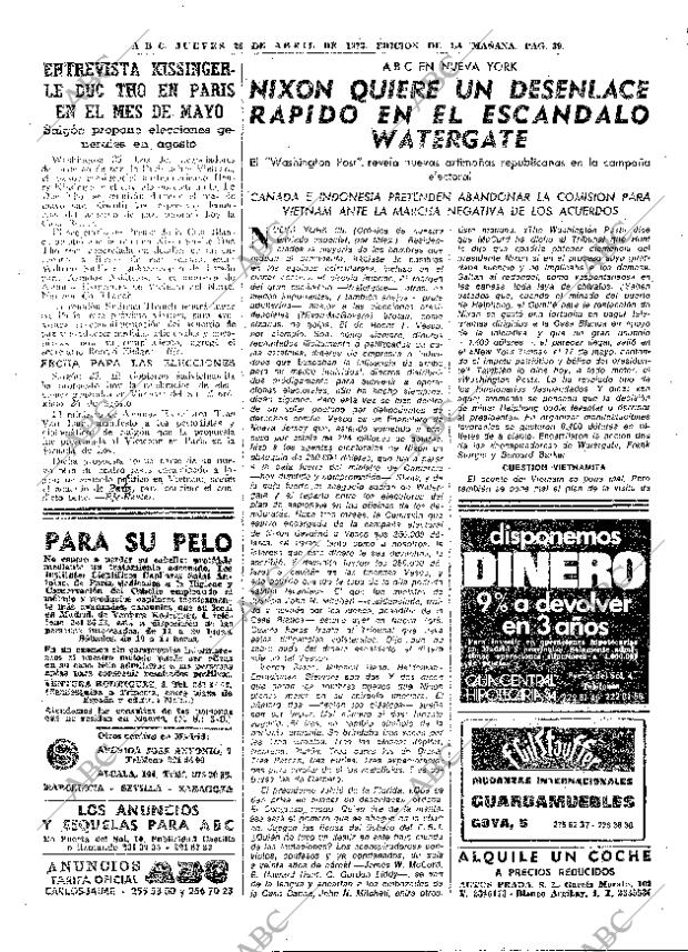 ABC MADRID 26-04-1973 página 39