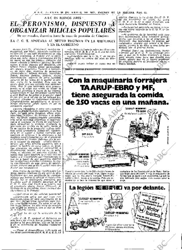 ABC MADRID 26-04-1973 página 43