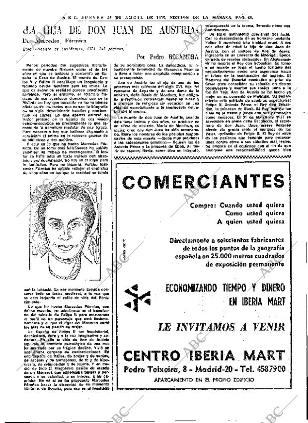 ABC MADRID 26-04-1973 página 65