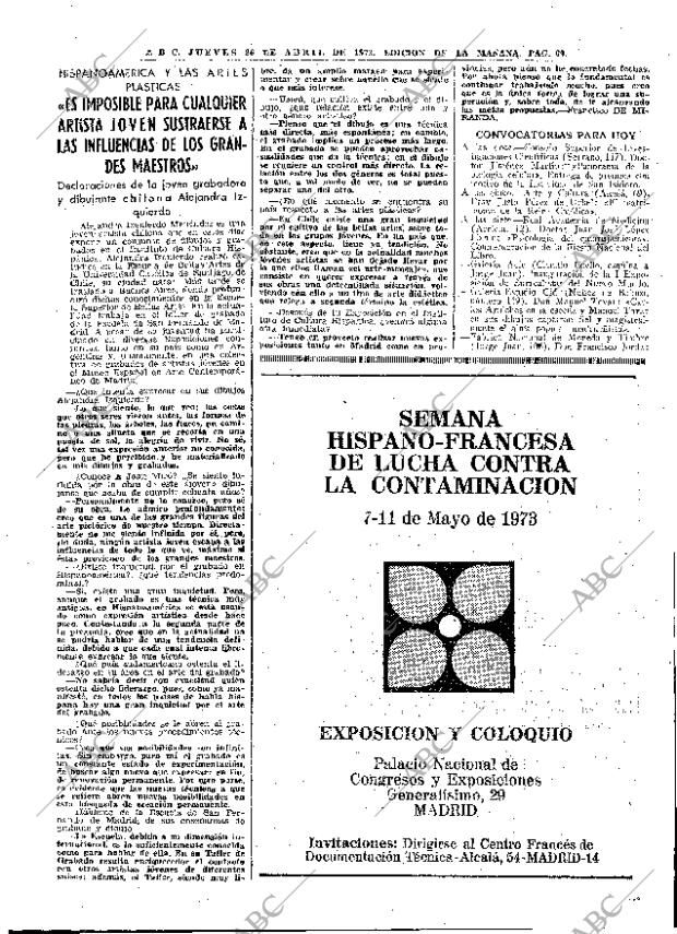 ABC MADRID 26-04-1973 página 69