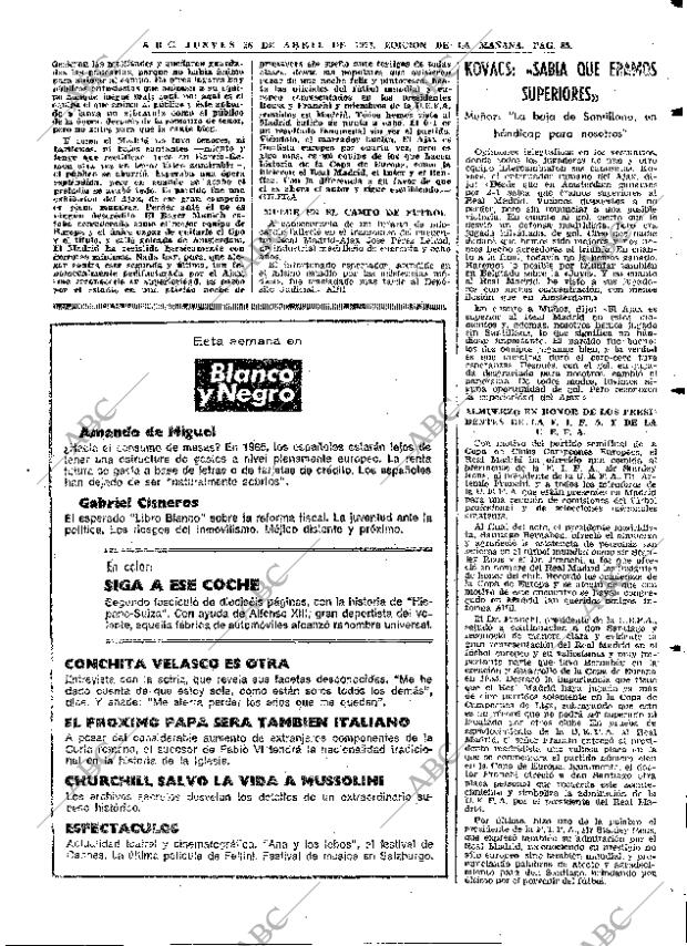ABC MADRID 26-04-1973 página 85