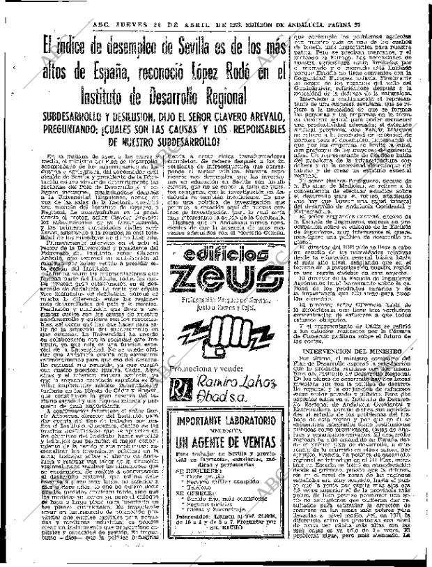 ABC SEVILLA 26-04-1973 página 37