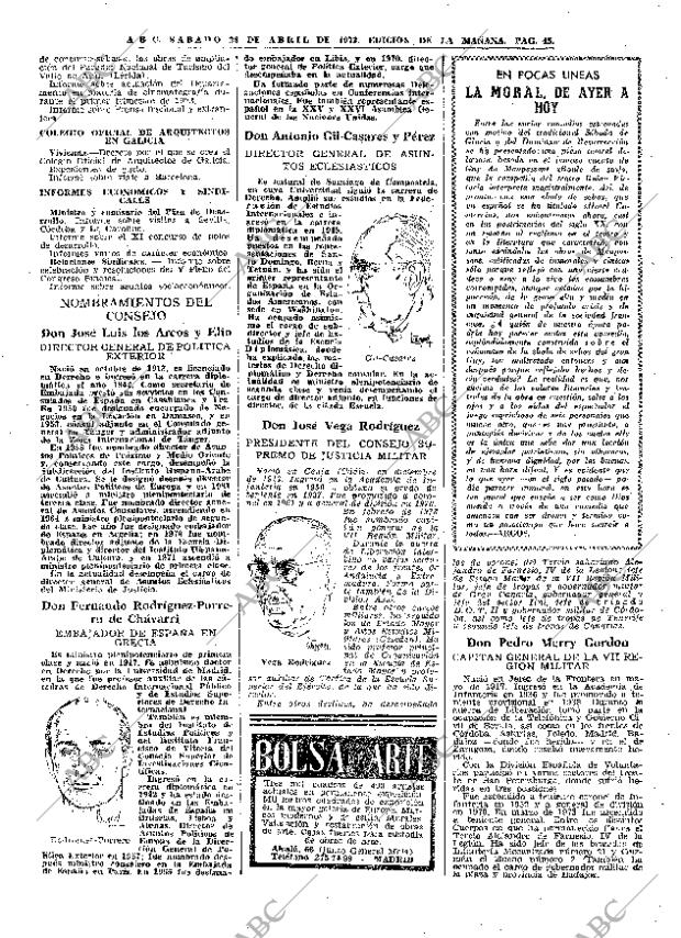 ABC MADRID 28-04-1973 página 45