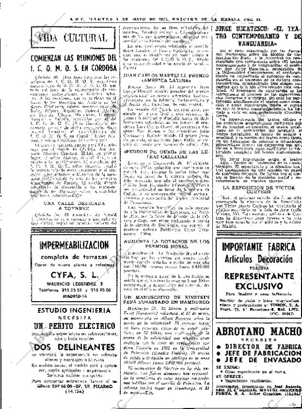 ABC MADRID 01-05-1973 página 41