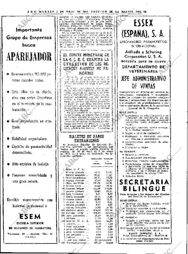 ABC MADRID 01-05-1973 página 48