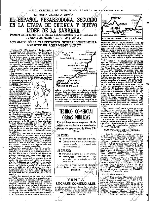 ABC MADRID 01-05-1973 página 61