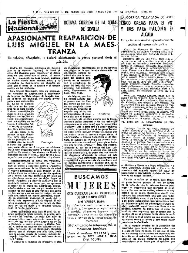 ABC MADRID 01-05-1973 página 69