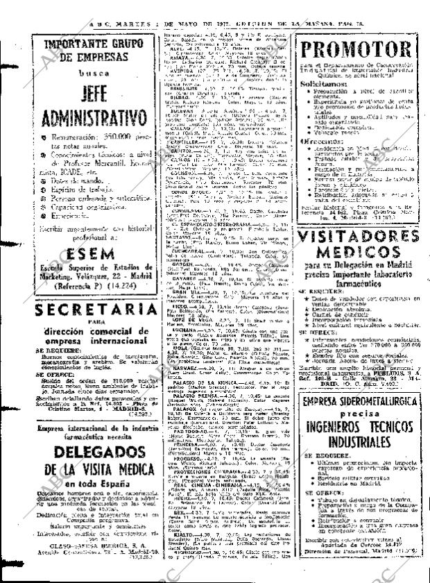 ABC MADRID 01-05-1973 página 78