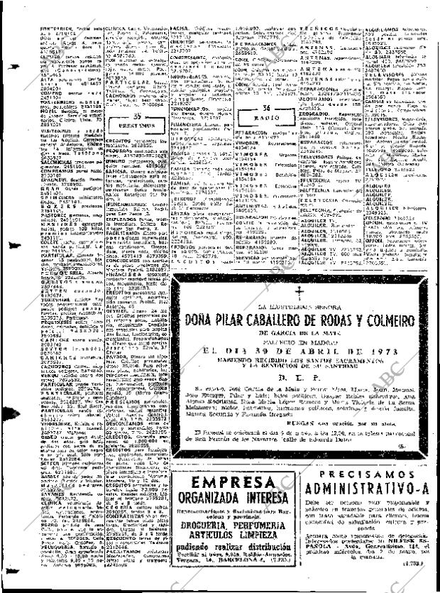 ABC MADRID 01-05-1973 página 94
