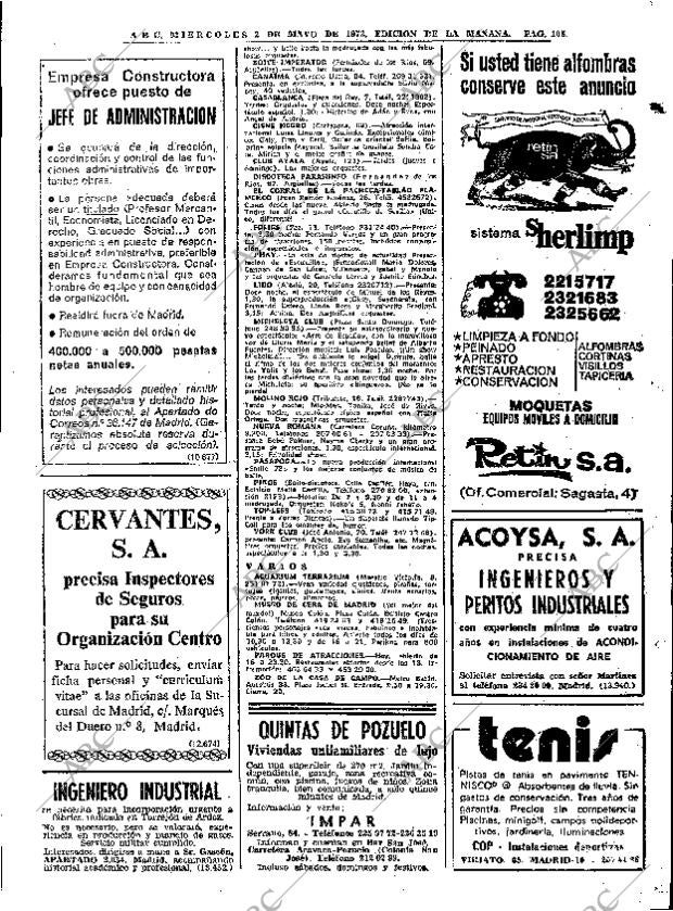 ABC MADRID 02-05-1973 página 105