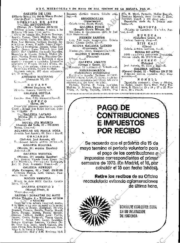 ABC MADRID 02-05-1973 página 67