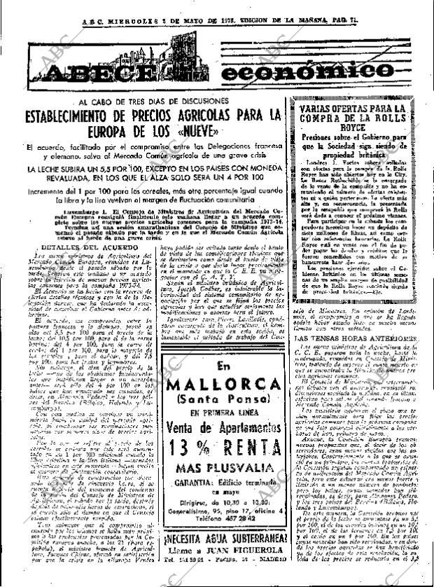 ABC MADRID 02-05-1973 página 71