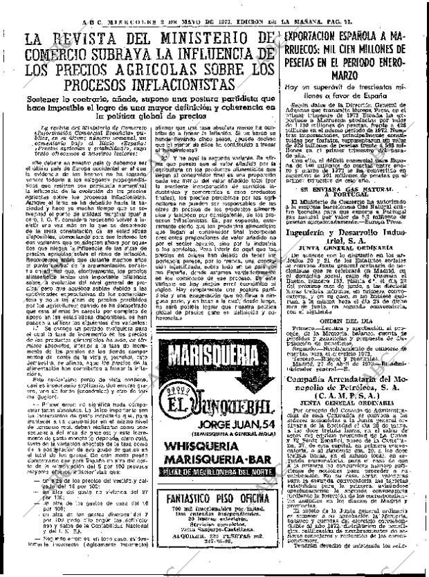 ABC MADRID 02-05-1973 página 73