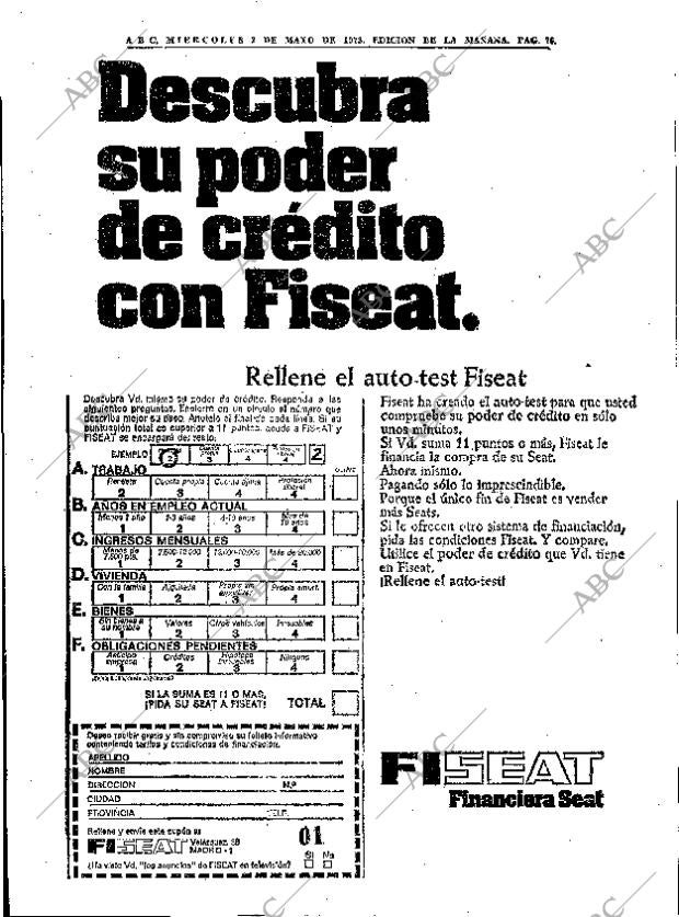 ABC MADRID 02-05-1973 página 76