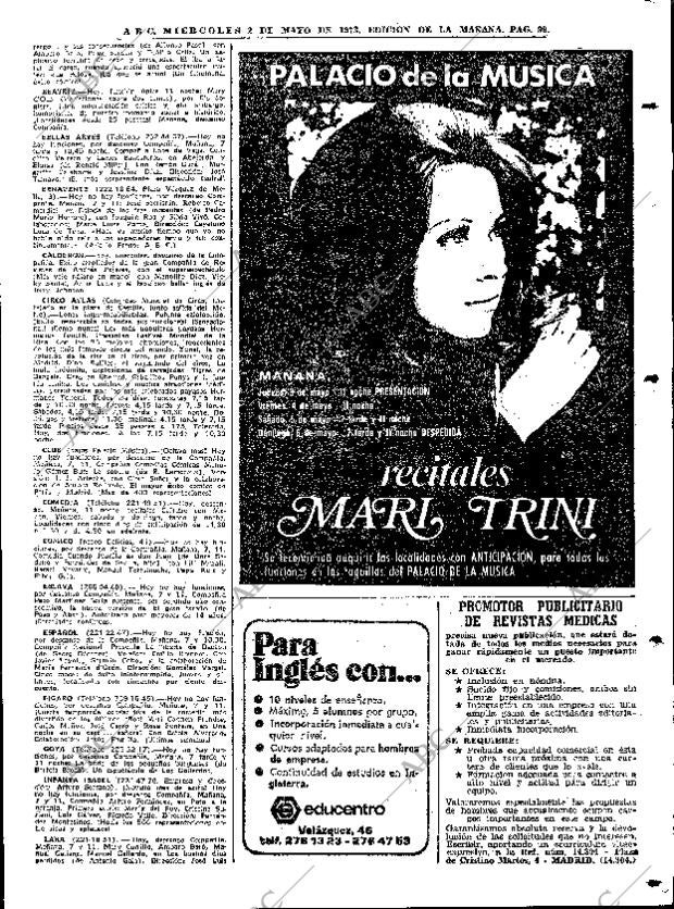 ABC MADRID 02-05-1973 página 99