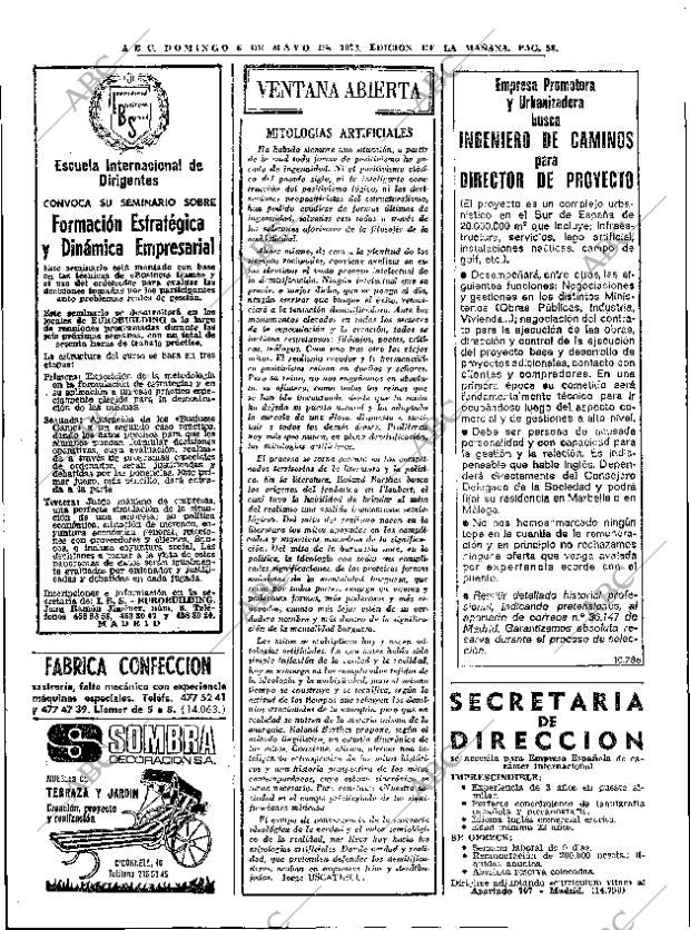 ABC MADRID 06-05-1973 página 58