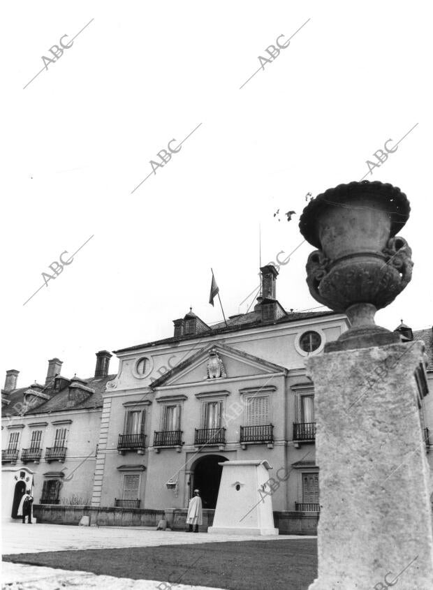 Fachada exterior del palacio del Pardo (Madrid)