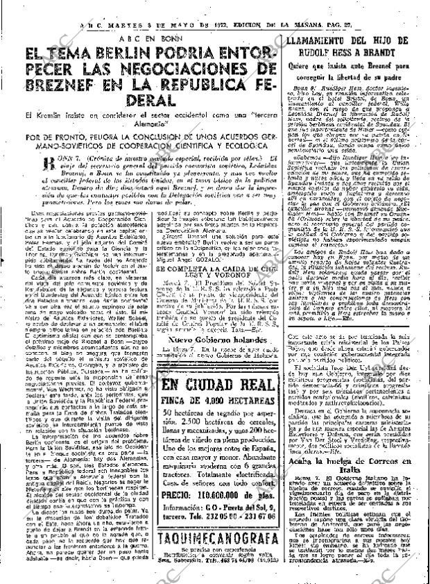 ABC MADRID 08-05-1973 página 27