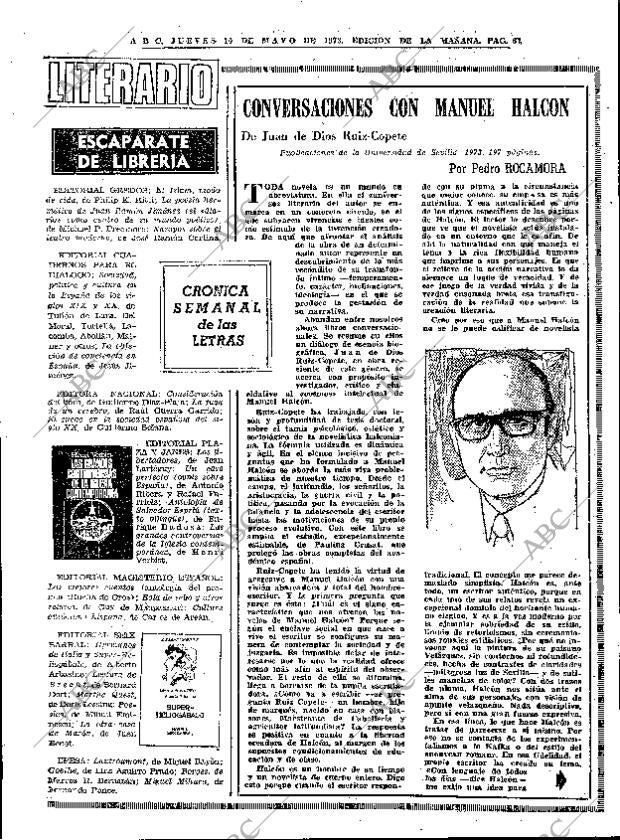ABC MADRID 10-05-1973 página 63