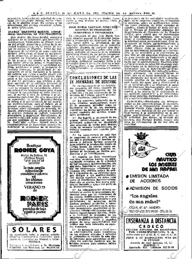 ABC MADRID 10-05-1973 página 72