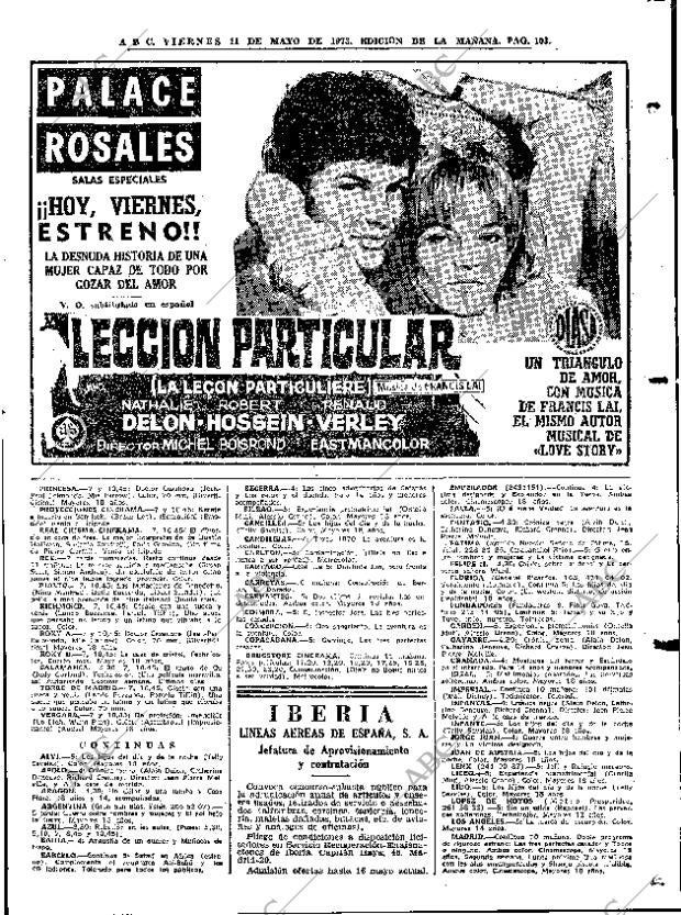 ABC MADRID 11-05-1973 página 103